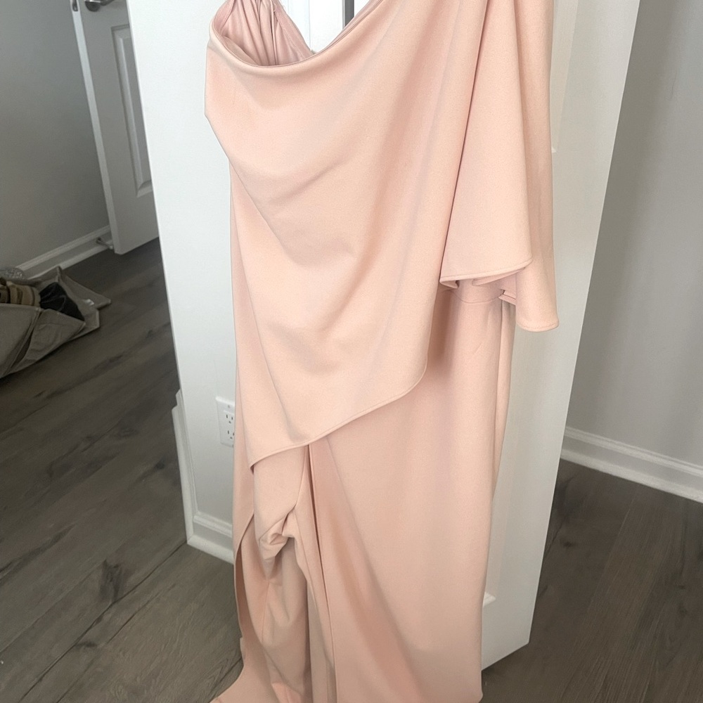 Adrianna Papell one shoulder wide leg jump suit. Like new.